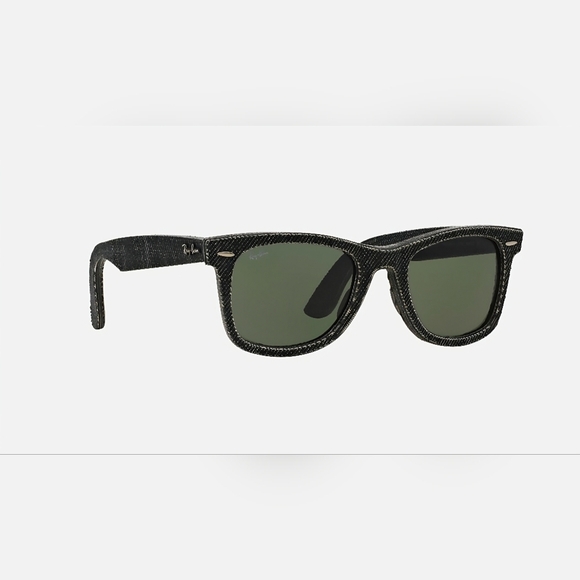 Ray-Ban Sunglasses Gray Denim Wayfarer Polarized Unisex Sunglasses with Case - Picture 6 of 6